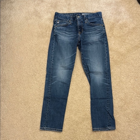 AG Women’s Ex Boyfriend Slim Blue Denim Jeans